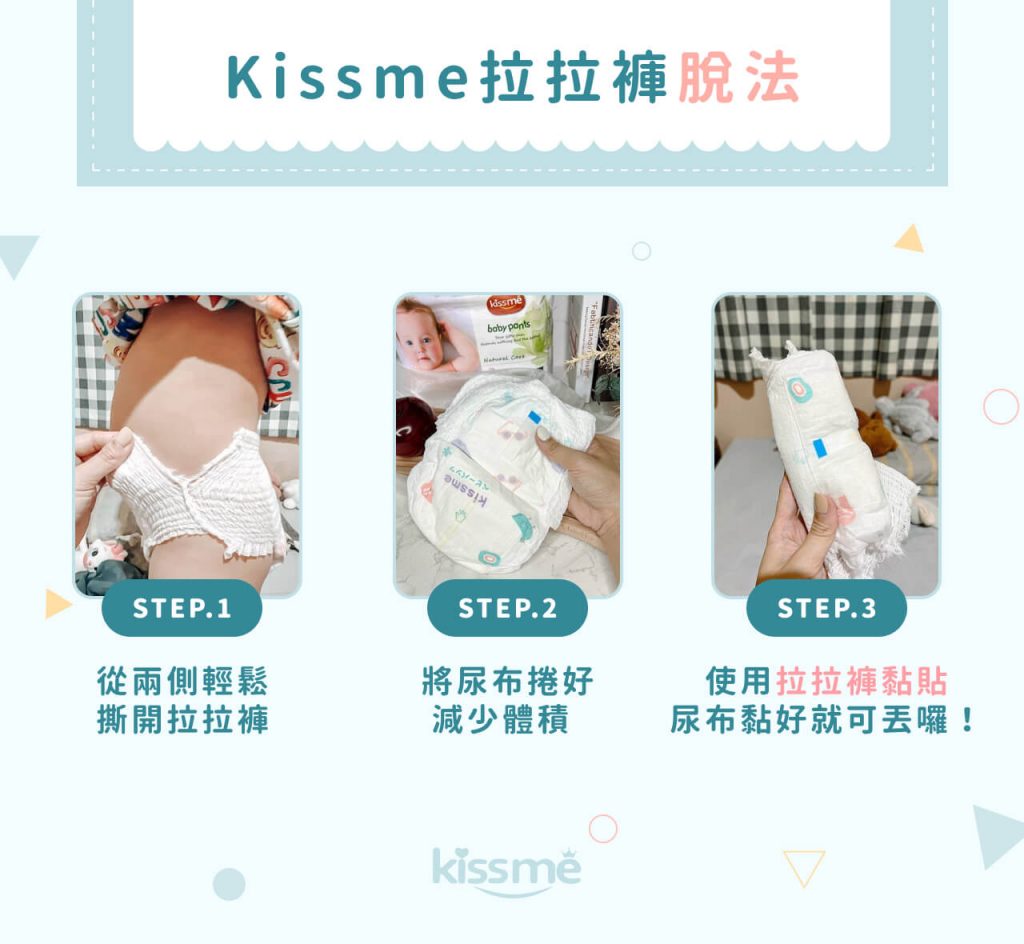 Kissme拉拉褲脫法